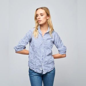 Frank & Eileen Blue Stripe Barry Button Up Shirt